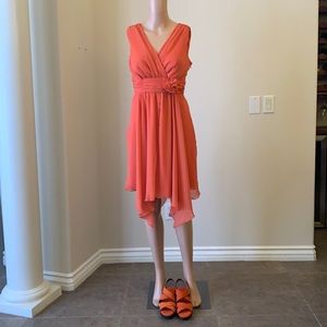 Almost new Dress barn summer orange dress